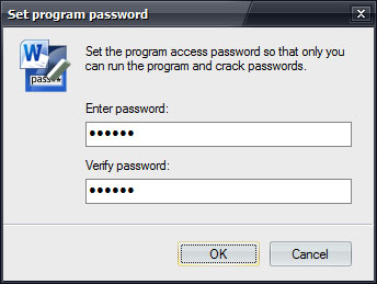 Set program password